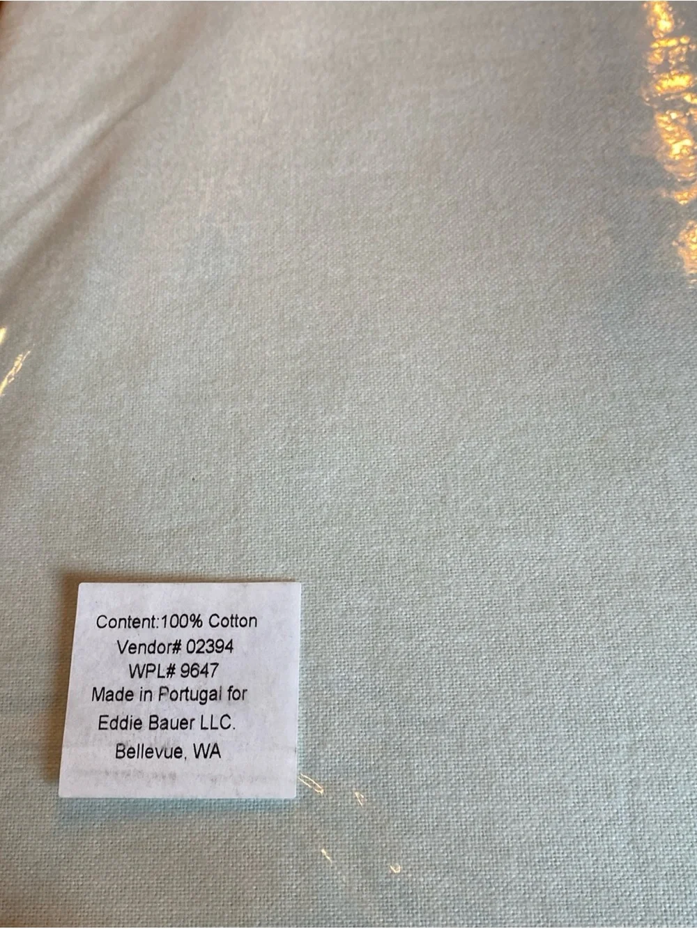 Eddie Bauer Eddie’s Favorite Flannel Duvet Cover Green NWT Size Twin